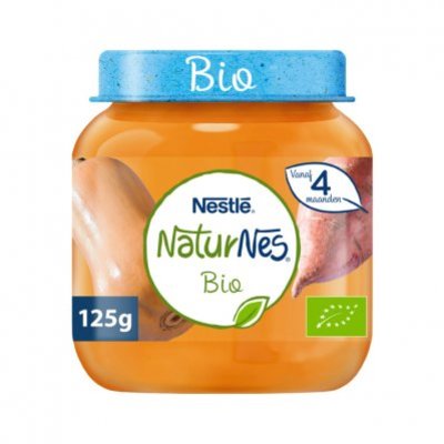 NaturNes Pompoen zoete aardappel 4+ m babyvoeding